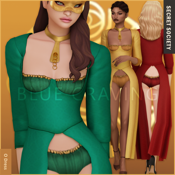 Maxis Match Blue Craving O Dress by bluecraving - The Sims 4 Custom Content
