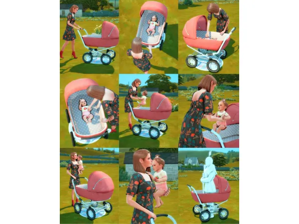 Maxis Match POSEPACK Infant 1 by Rosiesimsie - The Sims 4 Custom Content