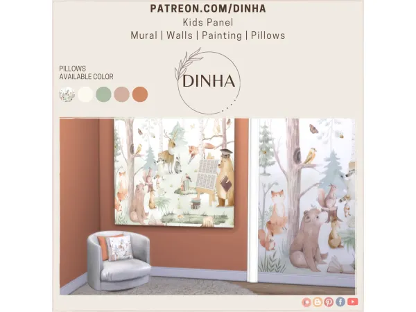 Bosom of Nature - Kids Collection | Pillows