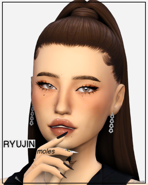 Maxis Match ryujin moles by lotuswhimcc - The Sims 4 Custom Content