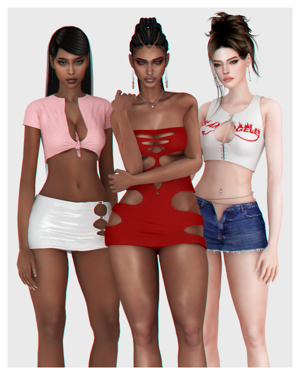 Alpha Attitude Collection by BackTrack - The Sims 4 Custom Content