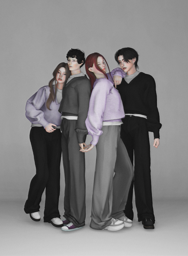 [cw]SweaterPants by simsfinds - The Sims 3 Custom Content