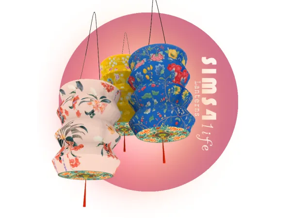 Maxis Match Lanterns by sims41ife - The Sims 4 Custom Content