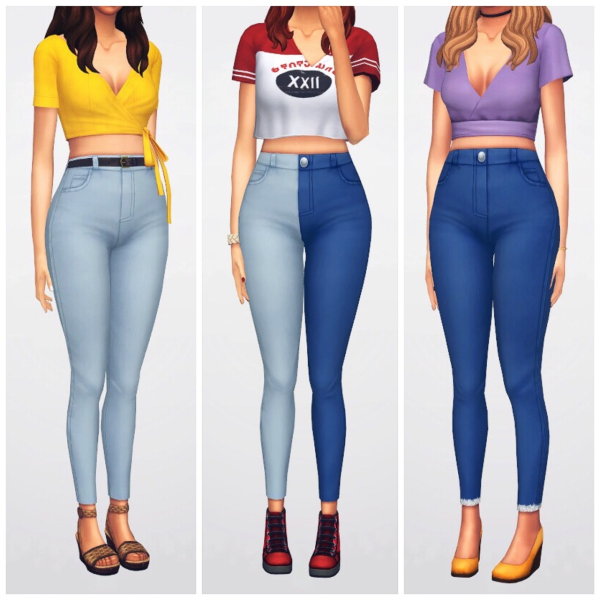 Maxis Match goodlysims Seeker Skinny Jeans by simsfinds - The Sims 4 Custom Content
