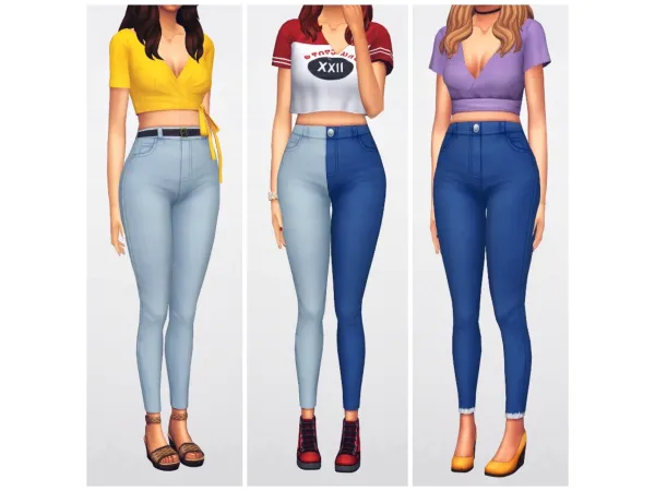 Maxis Match goodlysims Seeker Skinny Jeans - The Sims 4 Custom Content