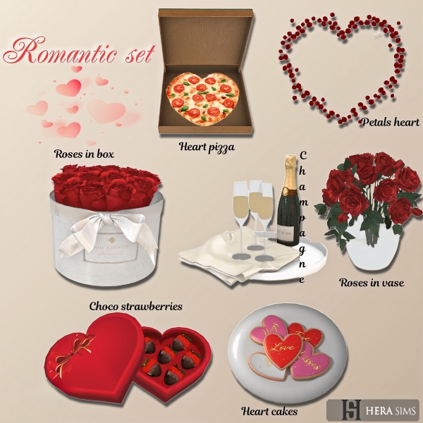Alpha Romantic set by herasims4 - The Sims 4 Custom Content