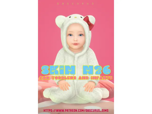 Mix SKIN N26 for toddlers and infants - The Sims 4 Custom Content