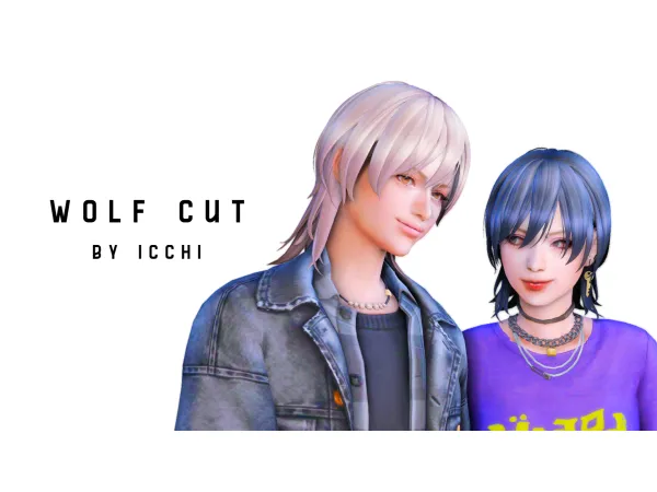 Maxis Match wolf cut by simsfinds - The Sims 4 Custom Content