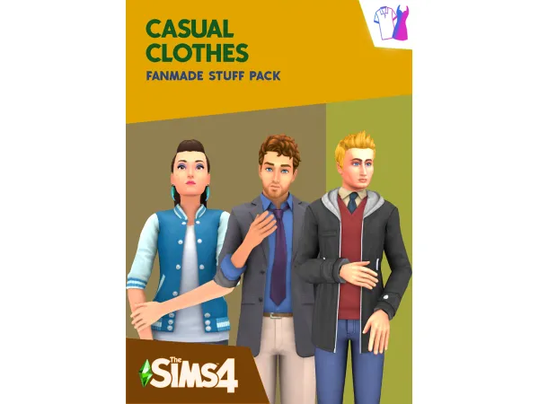 Alpha CASUAL CLOTHES FANMADE STUFF PACK by mycepzid - The Sims 4 Custom Content