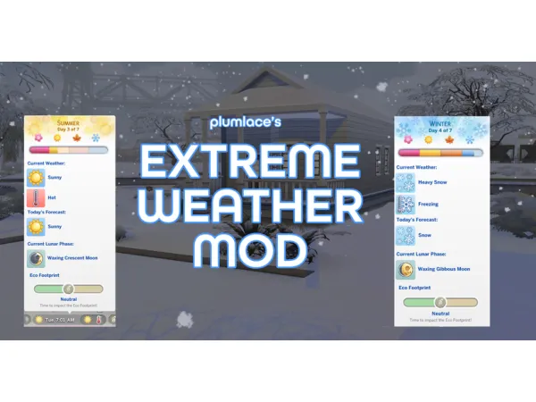Mix Extreme Weather v10 by simsfinds - The Sims 4 Custom Content