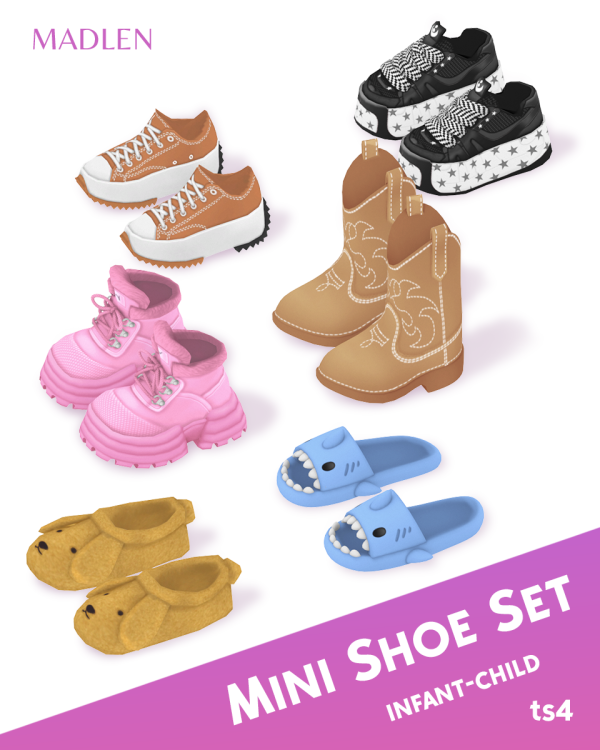 Maxis Match Mini Shoe Set by simsfinds - The Sims 4 Custom Content