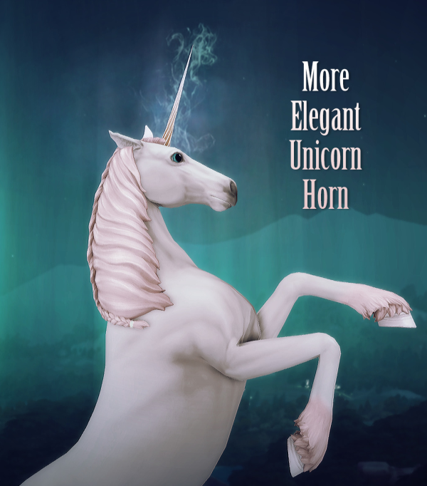 Maxis Match More Elegant Unicorn Horn by simsfinds - The Sims 4 Custom Content
