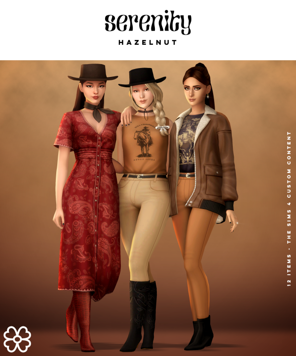 Maxis Match Hazelnut Set (12 items) by simsfinds - The Sims 4 Custom Content