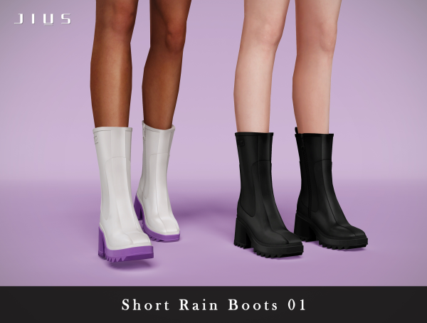 Mix Rain Boots Collection Part I sims by simsfinds - The Sims 4 Custom Content