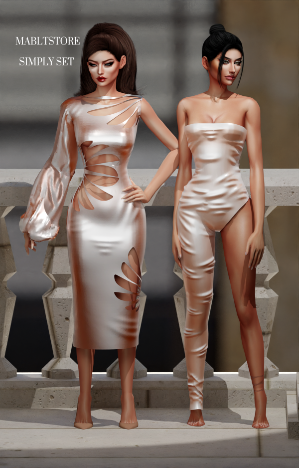 Alpha SIMPLY SET by simsfinds - The Sims 4 Custom Content