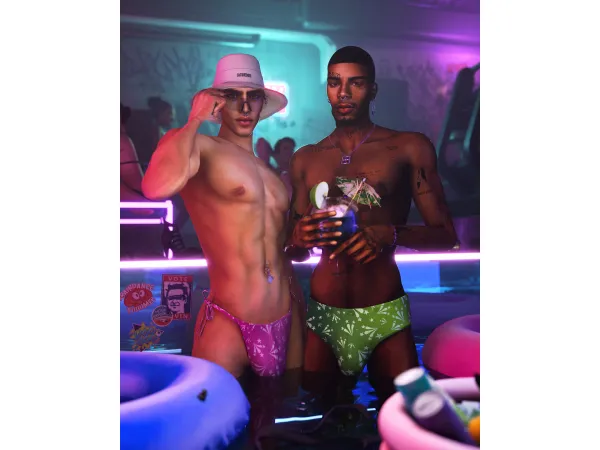 Varela Firecracker Swimwear Set by DECAYED