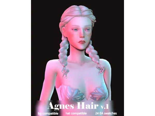 Agnes Hair v1-8 by Sunivaa