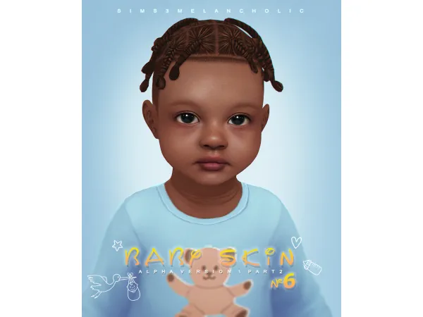 BABY SKIN #6: ALPHA VERSION & genetics for toddlers & infants &#550262620156925 by sims3melancholic