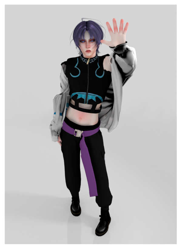 Alpha KITTEN WANDERER OUTFIT by ohmybunnny2 - The Sims 4 Custom Content