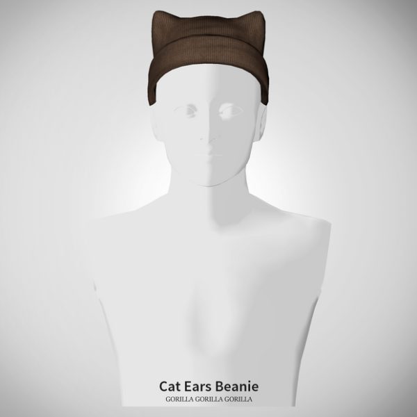 Alpha Cat Ears Beanie by simsfinds - The Sims 4 Custom Content