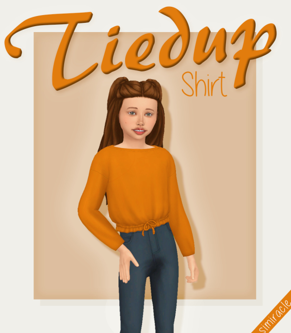 Maxis Match Tiedup Kids Version by simsfinds - The Sims 4 Custom Content