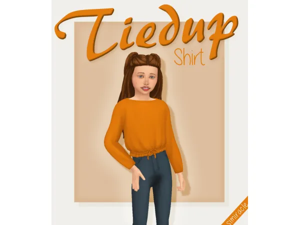 Maxis Match Tiedup Kids Version - The Sims 4 Custom Content