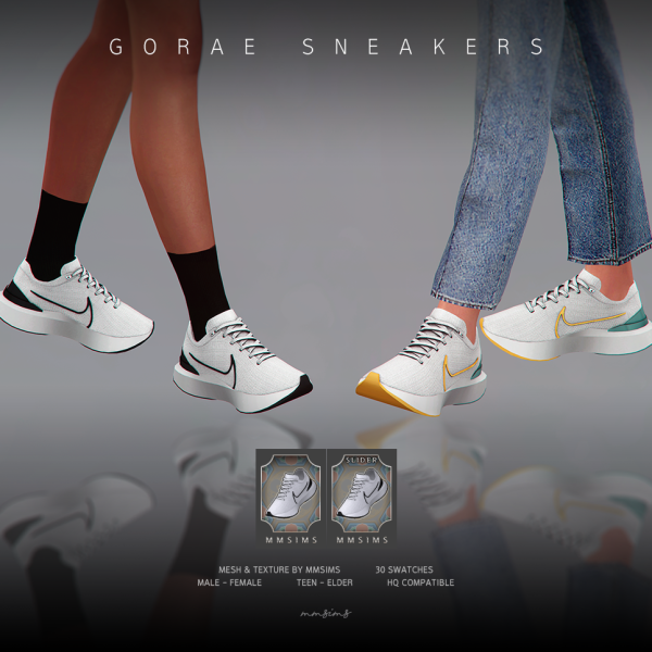 Alpha Gorae Sneakers by simsfinds - The Sims 4 Custom Content