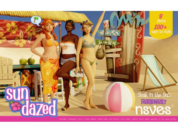 Maxis Match sun dazed a collection by simsfinds - The Sims 4 Custom Content