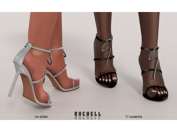 Alpha harmony g heels by ruchellsims - The Sims 4 Custom Content