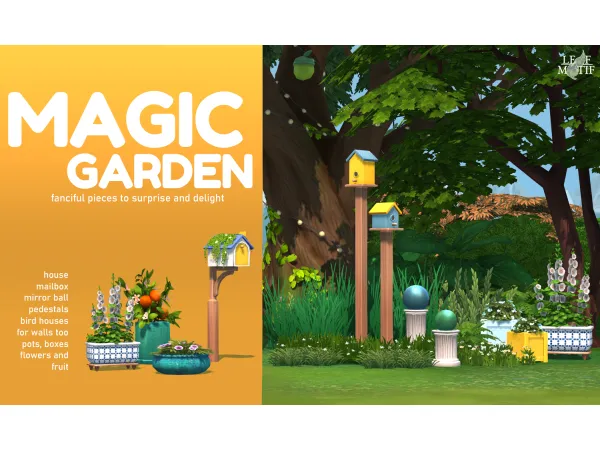 Maxis Match Magic Garden motif by simsfinds - The Sims 4 Custom Content