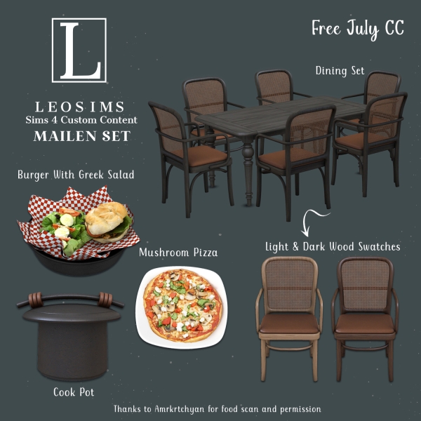 Alpha Mailen Set by leosims4cc - The Sims 4 Custom Content