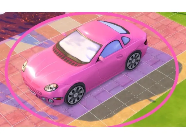 Maxis Match Barbie Car Collection - The Sims 4 Custom Content