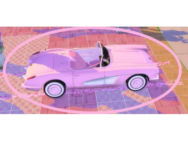 Maxis Match Barbie Car Collection - The Sims 4 Custom Content