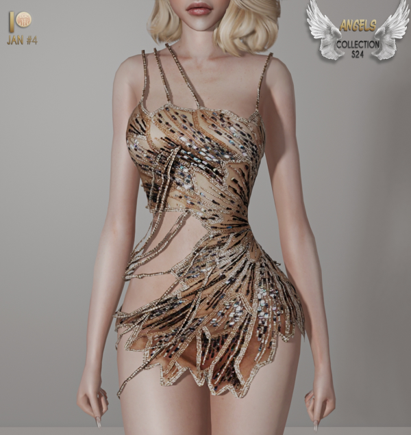 Alpha BODY CHAIN OUTFIT S24 tr by busratr - The Sims 4 Custom Content