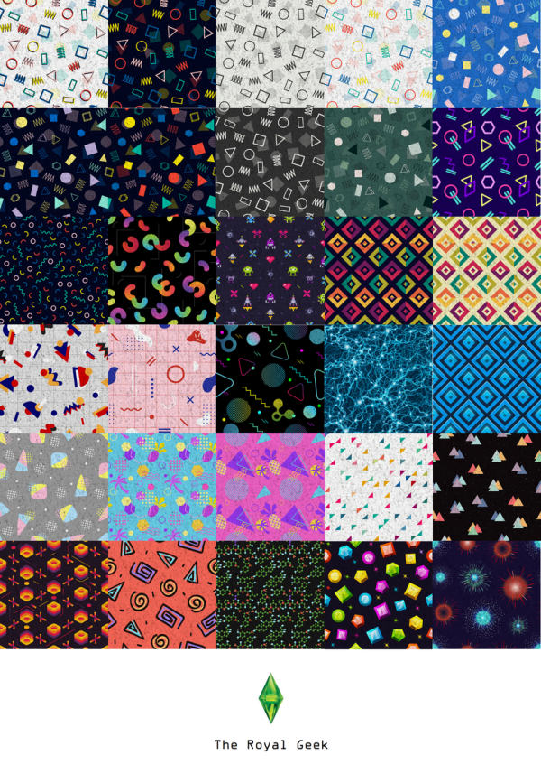 Mix Random Carpets 2 by simsfinds - The Sims 4 Custom Content