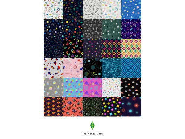 Mix Random Carpets 2 by The Royal Geek - The Sims 4 Custom Content