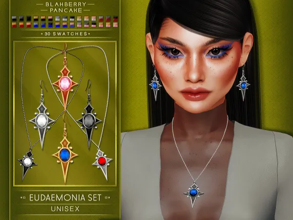 Alpha Eudaemonia Set Unisex by blahberry-pancake - The Sims 4 Custom Content