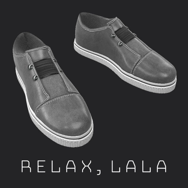 Alpha [relaxLala] button Slip On by simsfinds - The Sims 4 Custom Content