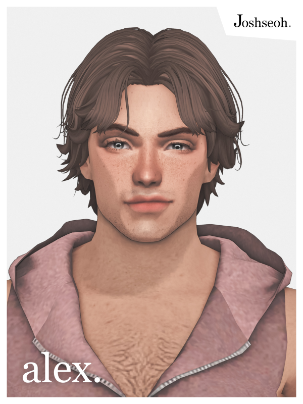 Maxis Match Alex Hair (jo_se_oh joshseoh) by simsfinds - The Sims 4 Custom Content
