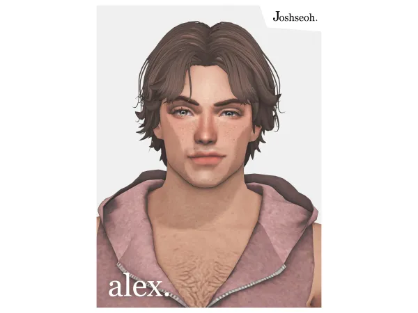 Maxis Match Alex Hair (jo_se_oh joshseoh) by Josh - The Sims 4 Custom Content