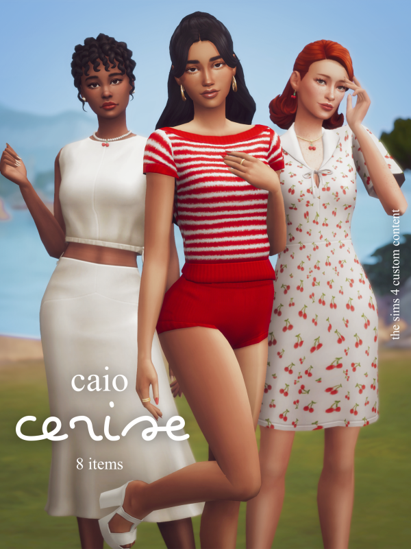 Maxis Match Cerise A 8 items set by simsfinds - The Sims 4 Custom Content