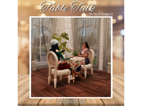 Maxis Match New Conversations Pose Pack - The Sims 4 Custom Content