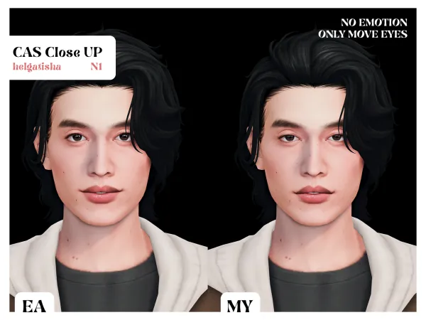 Mix CAS Close Up by helgatisha - The Sims 4 Custom Content