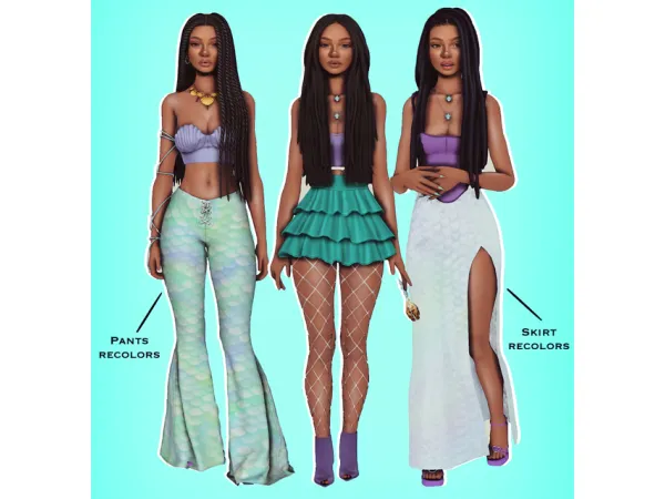 Maxis Match Halle sim overview list folder by Ladybugtrait - The Sims 4 Custom Content