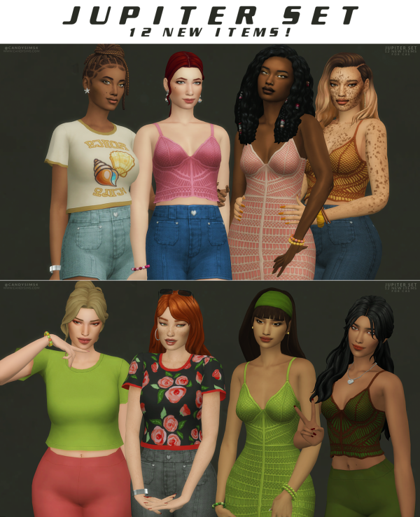 Maxis Match JUPITER SET PART 2 by simsfinds - The Sims 4 Custom Content