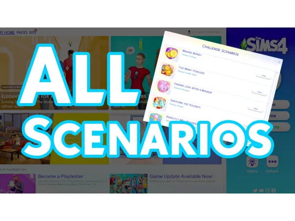 Mix All Scenarios v322 by simsfinds - The Sims 4 Custom Content
