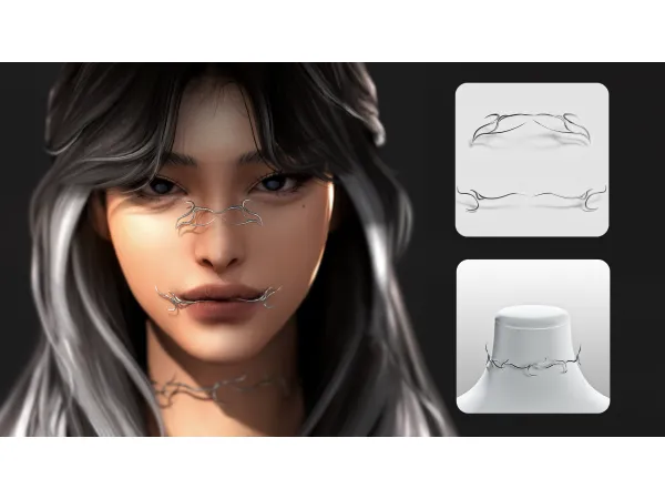 Alpha Matrix Curve Set by simsfinds - The Sims 4 Custom Content