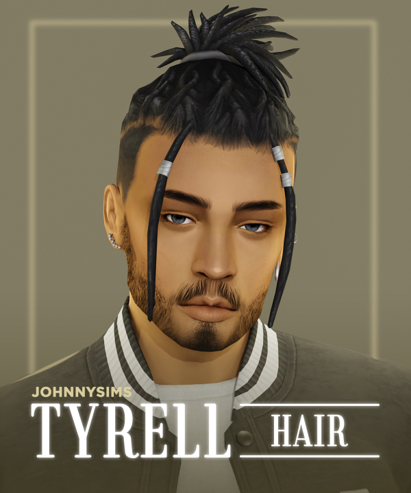 Maxis Match Tyrell Hair by simsfinds - The Sims 4 Custom Content