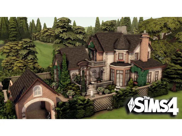 Maxis Match Country Residence by simsfinds - The Sims 4 Custom Content