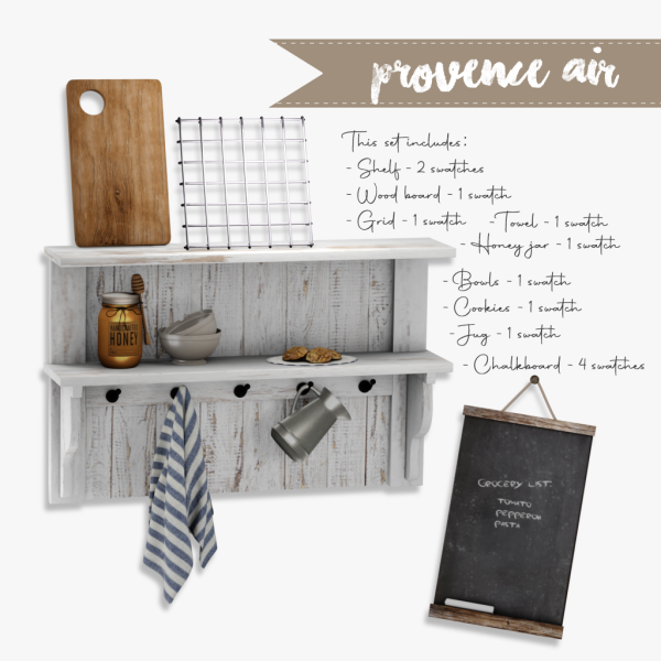 Mix Provence Air Collection by melbennett - The Sims 4 Custom Content